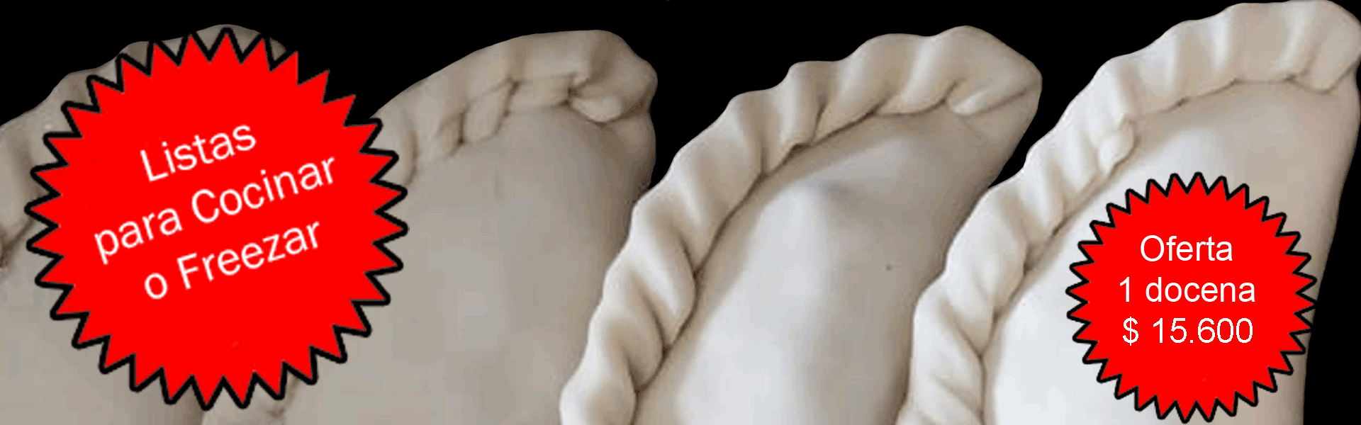 Empanadas solo de carne